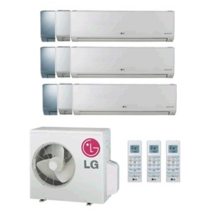CLIMATIZZATORE CONDIZIONATORE LG TRIAL SPLIT INVERTER ART COOL Mirror 9+9+12 con MU3M21