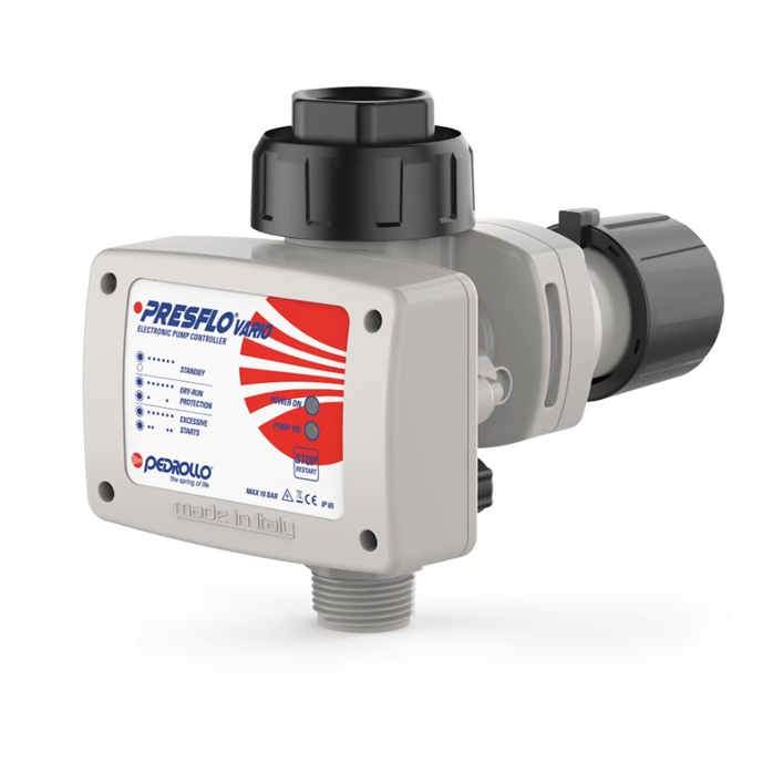 PEDROLLO CONTROLLO ELETTRONICO PRESSOFLUSSOSTATICO MOD. PRESFLO VARIO PER ELETTROPOMPE MONOFASE FINO A 2 HP
