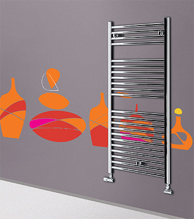 TERMOARREDO LAZZARINI SANREMO CROMATO 690x500x450