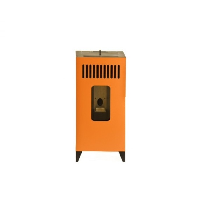 STUFA A PELLET OLIMPIA SPLENDID MIA VERTICAL 9 KW - 110 MQ COLORE ARANCIO