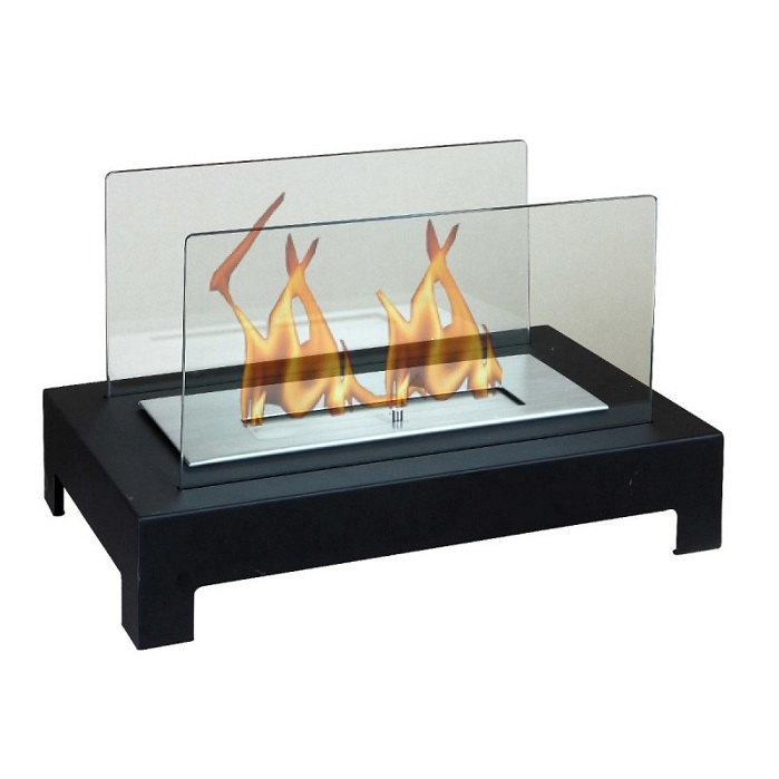 STUFA CAMINO A BIOETANOLO DA APPOGGIO MOD. A301 KW 3,5 CM 46X28X30H COD. 93036