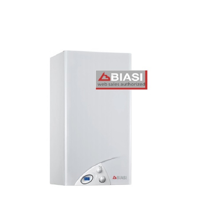 SCALDABAGNO A GAS BIASI SCALDACQUA 14S CAMERA STAGNA COMPLETO DI KIT FUMI 14 L/MIN METANO