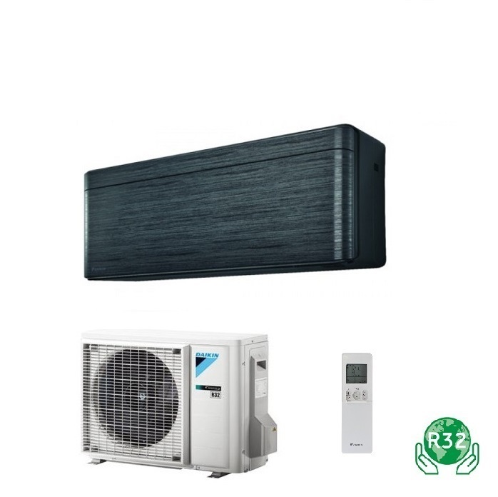 CLIMATIZZATORE CONDIZIONATORE DAIKIN BLUEVOLUTION INVERTER STYLISH FTXA35BT BLACKWOOD 12000 Btu WiFi A+++ R-32 - NEW REAL BLACKWOOD
