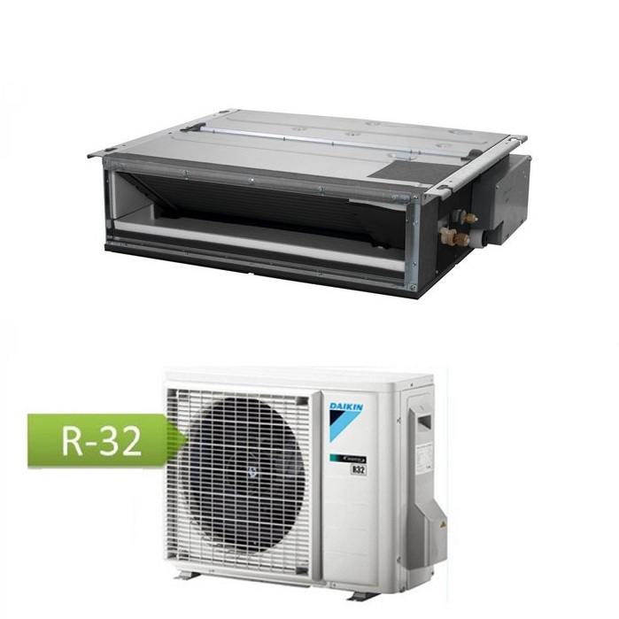 CLIMATIZZATORE CONDIZIONATORE DAIKIN BLUEVOLUTION INVERTER CANALIZZATO ULTRAPIATTO 18000 BTU WI-FI READY A+ R-32 FDXM50F3