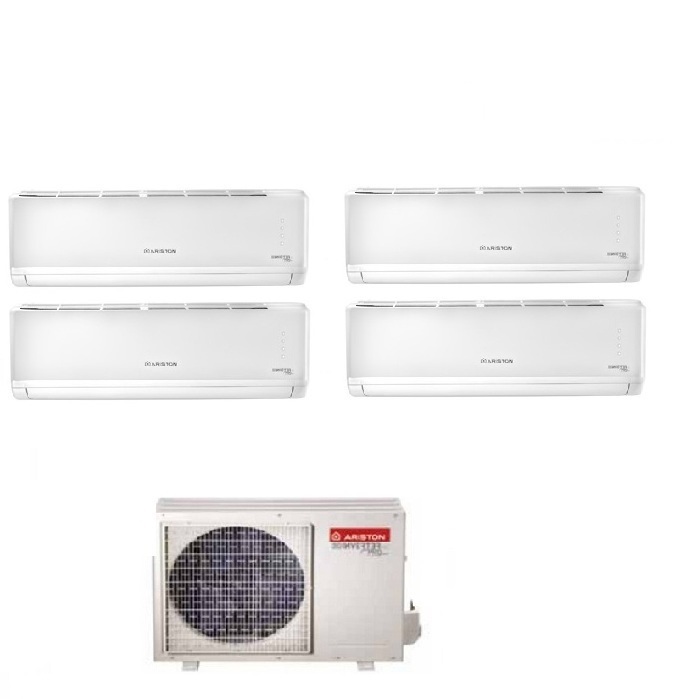 CLIMATIZZATORE CONDIZIONATORE ARISTON QUADRI SPLIT INVERTER ALYS R-32 9000+9000+9000+9000 BTU CON QUADRI 110 XD0C-O WI-FI READY 9+9+9+9