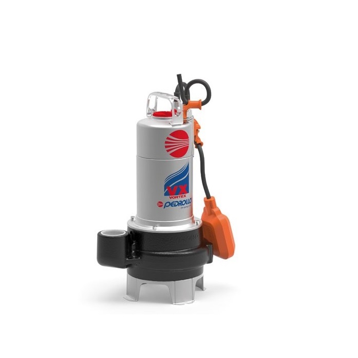 PEDROLLO ELETTROPOMPA SOMMERGIBILE PER ACQUE LURIDE 1 HP VORTEX MOD. VXm 10/35-N MONOFASE