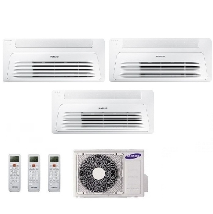 CLIMATIZZATORE CONDIZIONATORE SAMSUNG TRIAL SPLIT WINDFREE R-32 A CASSETTA 1 VIA 9000+9000+12000 CON AJ052RCJ – NEW 9+9+12