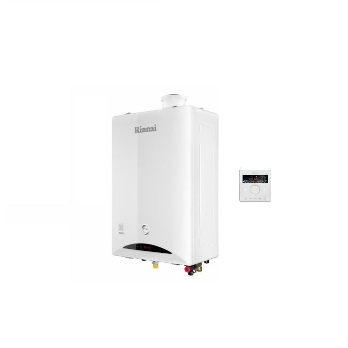 CALDAIA RINNAI A CONDENSAZIONE ZEN 29 KW LOW NOX WI-FI INTEGRATO - NEUTRALIZZATORE CONDENSA INTEGRATO COD. REB-KBI2929FF-NG METANO COMPLETA DI KIT FUMI