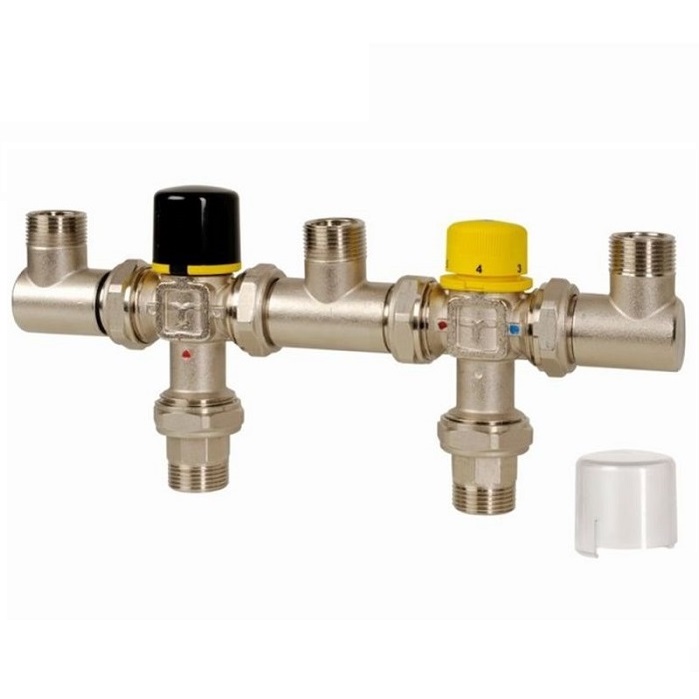 KIT GRUPPO VALVOLA MISCELATRICE E DEVIATRICE ICMA S170 PER CALDAIA PANNELLO SOLARE