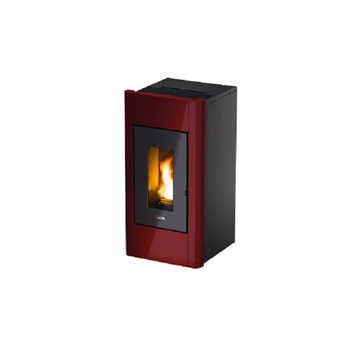 STUFA CADEL SWEET 3 8,5 KW. RIV. IN METALLO – COLORE ROSSO