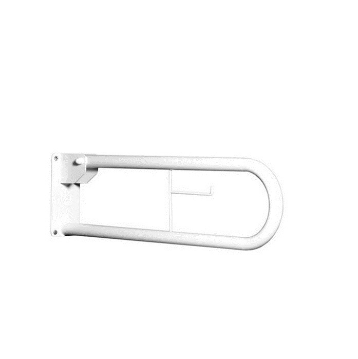 BARRA RIBALTABILE IN ACCIAIO LACCATO BIANCO 60 CM K-DESIGN EH-WA-60-PCX