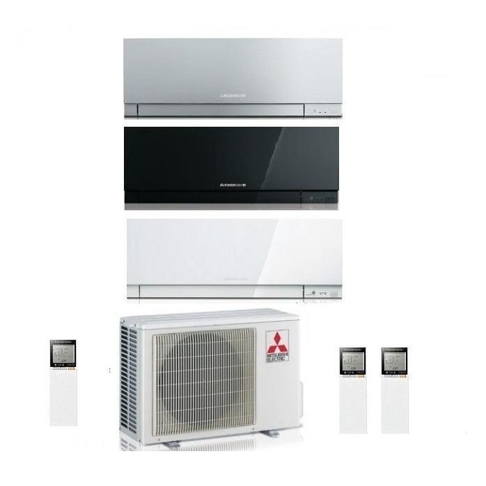CLIMATIZZATORE CONDIZIONATORE MITSUBISHI ELECTRIC TRIAL SPLIT INVERTER Serie MSZ-EF KIRIGAMINE ZEN 7000+7000+9000 con MXZ-3F54VF2 R-32 DISPONIBILI IN VARI COLORI - NEW 7+7+9