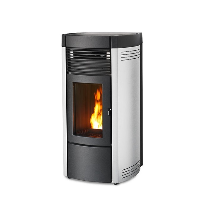 STUFA A PELLET MCZ MUSA HYDROMATIC 24 IN ACCIAIO – 24 KW BIANCA