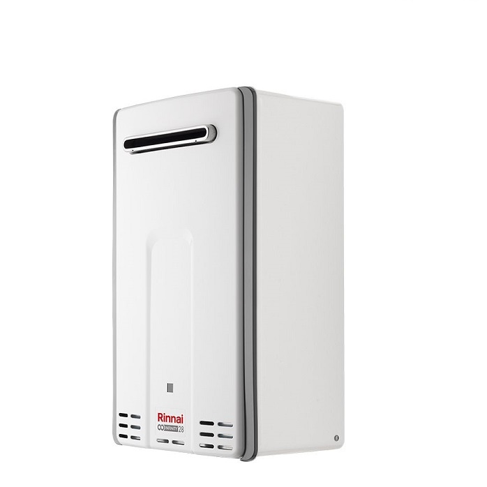 SCALDABAGNO A GAS CAMERA APERTA RINNAI INFINITY 28E ESTERNO 28 LITRI - METANO COD. REU-VCM2837WD-E - NEW