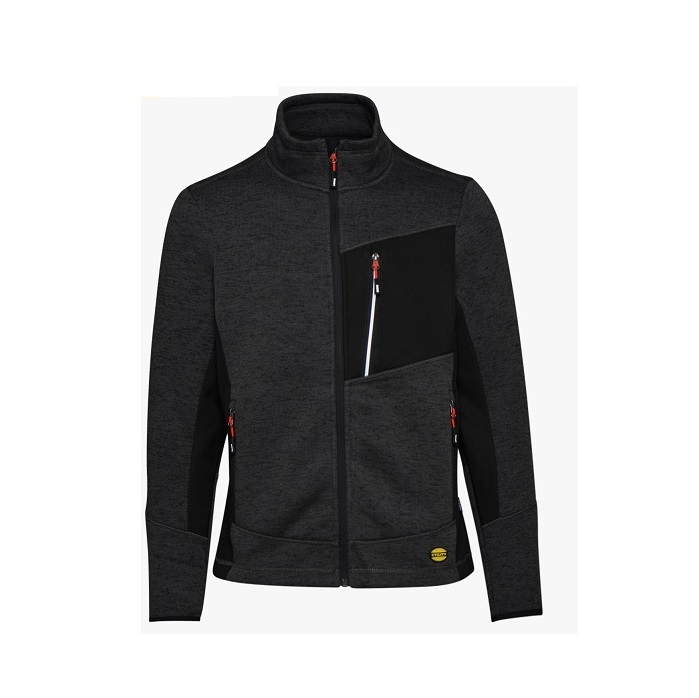 FELPA A GIACCA DA LAVORO DIADORA KNITTED JACKET CHICAGO ASPHALT- 702.177265