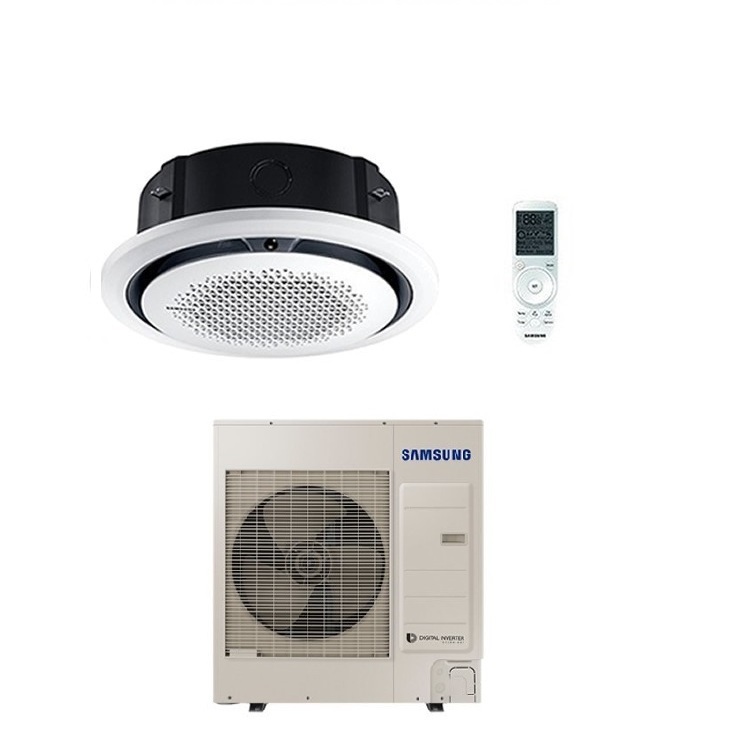 CLIMATIZZATORE CONDIZIONATORE INVERTER SAMSUNG CASSETTA 360° 36000 btu AC100RN4PKG/EU 36000 BTU con comando wireless incluso TRIFASE- NEW