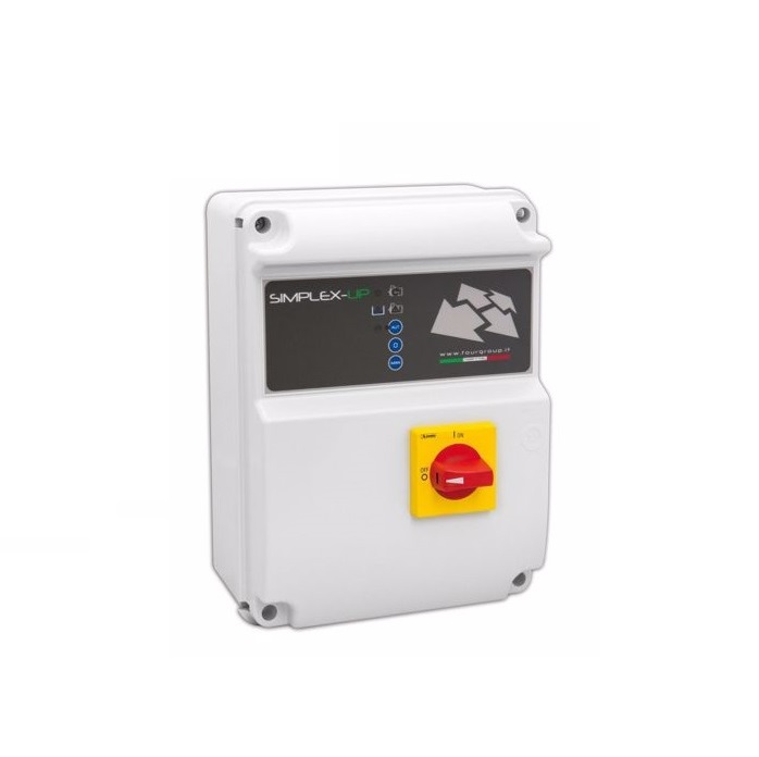 FOURGROUP QUADRO ELETTRONICO PER AVVIAMENTO DIRETTO PER 2 MOTORI FOURGROUP DUPLEX-UP-M/3 MONOFASE 013.05