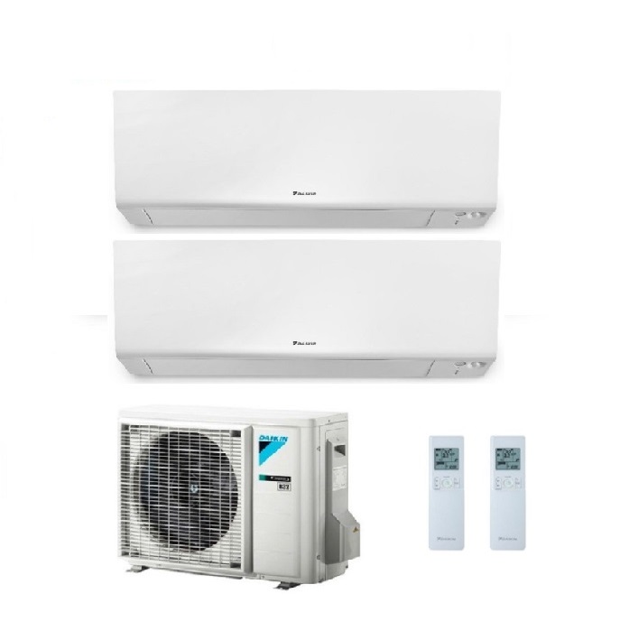CLIMATIZZATORE CONDIZIONATORE DAIKIN DUAL SPLIT INVERTER serie R FTXM R-32 PERFERA WALL Bluevolution 9000+12000 con 2MXM40N WI-FI INCLUSO - NEW  - 9+12