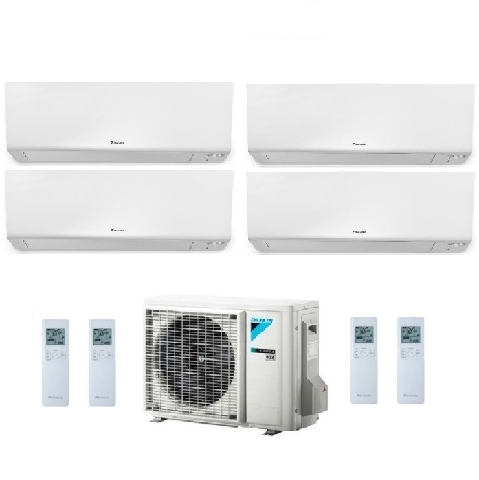 CLIMATIZZATORE CONDIZIONATORE DAIKIN QUADRI SPLIT INVERTER serie R FTXM R-32 PERFERA WALL Bluevolution 7000+7000+7000+7000 con 4MXM68N WI-FI INCLUSO - NEW -7+7+7+7