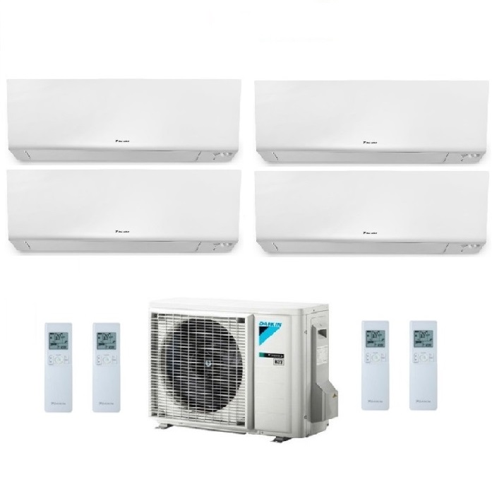 CLIMATIZZATORE CONDIZIONATORE DAIKIN QUADRI SPLIT INVERTER serie R FTXM R-32 PERFERA WALL Bluevolution 7000+7000+7000+18000 con 4MXM80N WI-FI INCLUSO - NEW  -7+7+7+18