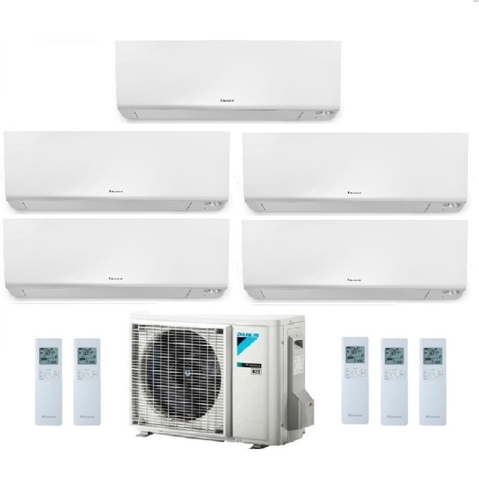 CLIMATIZZATORE CONDIZIONATORE DAIKIN PENTA SPLIT INVERTER serie R FTXM R-32 PERFERA WALL Bluevolution 9000+9000+9000+9000+15000 con 5MXM90N WI-FI INCLUSO - NEW -9+9+9+9+15