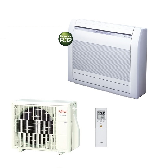 CLIMATIZZATORE CONDIZIONATORE FUJITSU SPLIT PAVIMENTO CONSOLE INVERTER KV AGYG14KVCA 14000 BTU WI-FI OPTIONAL - NEW