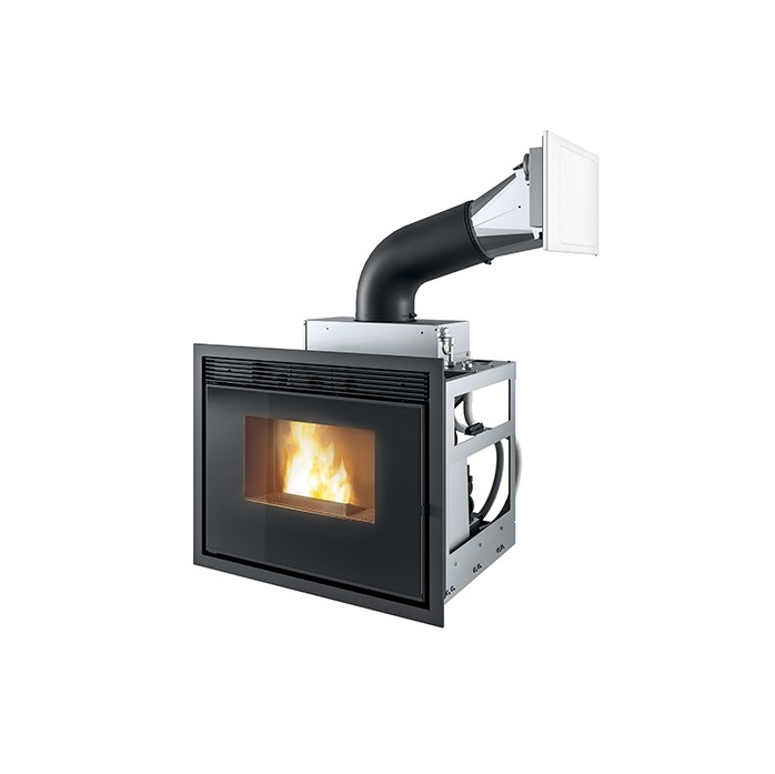 TERMOCAMINO A PELLET IDRO MCZ VIVO 90 HYDRO 24 M1 MAESTRO fino a 200 mq