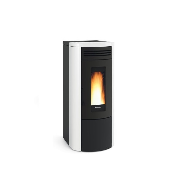 TERMOSTUFA A PELLET LA NORDICA EXTRAFLAME MOD. COSTANZA IDRO 17 KW BIANCA COD. 001282900
