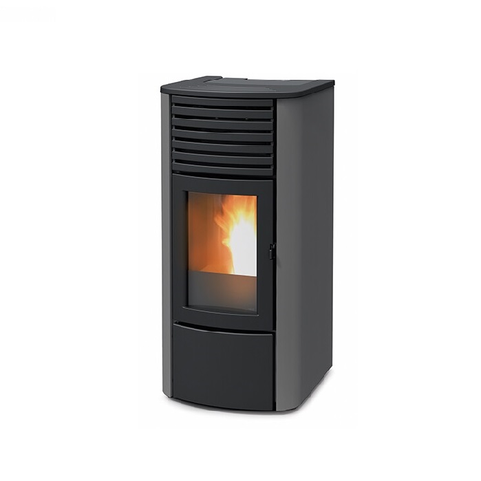 TERMOSTUFA A PELLET MCZ CLIO HYDRO 16 IN GHISA E ACCIAIO – 16 KW SILVER