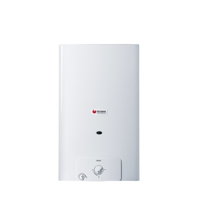 SCALDABAGNO A GAS CAMERA APERTA HERMANN SAUNIER DUVAL OPALIA C 14 LOW NOX 14/1 LIX H ACCENSIONE ELETTRONICA METANO – NEW