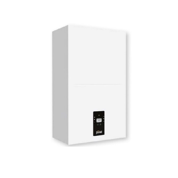 CALDAIA FERROLI BLUEHELIX ALPHA 24C KW A CONDENSAZIONE METANO/GPL COMPLETA DI KIT SCARICO FUMI