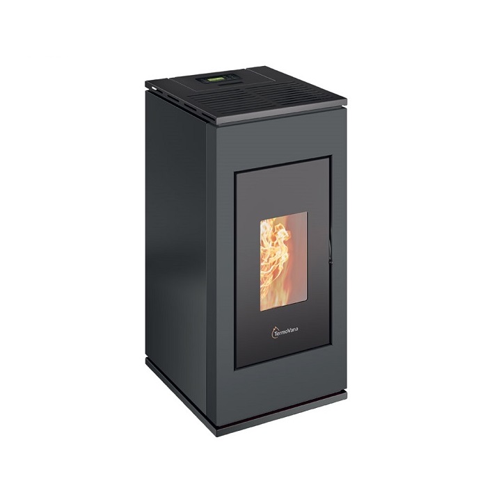 STUFA A PELLET 8,2 KW TERMOVANA SOFIA 9.0 ANTRACITE - COD.2000054040