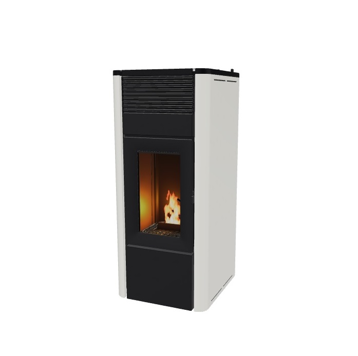 STUFA A PELLET CANALIZZABILE MCZ TEIA KW 10 BIANCA COMFORT AIR 10  S2 - NEW