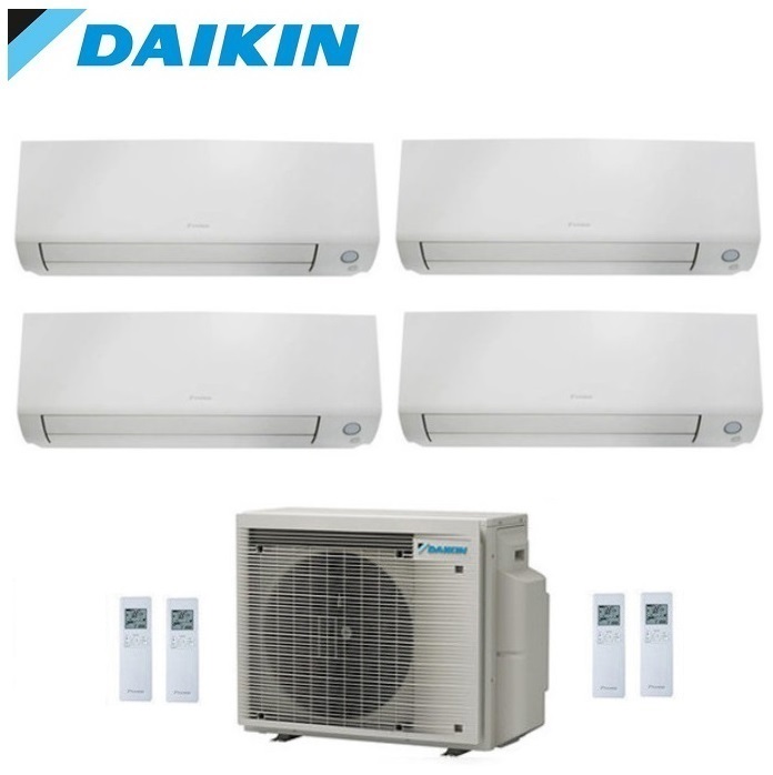 CLIMATIZZATORE CONDIZIONATORE DAIKIN QUADRI SPLIT INVERTER serie A FTXM R-32 PERFERA ALL SEASONS Bluevolution 7000+7000+12000+15000 con 4MXM80A9 WI-FI INCLUSO - NEW  -7+7+12+15