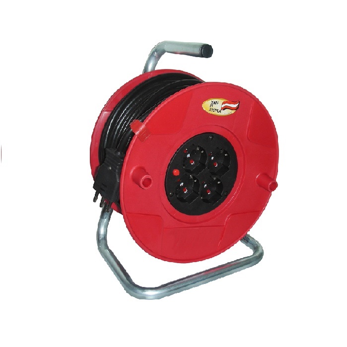 BRENNENSTUHL BAT AVVOLGICAVO 260 ROSSO 50M H05VV-F 3G1,5 NERO - 1189065