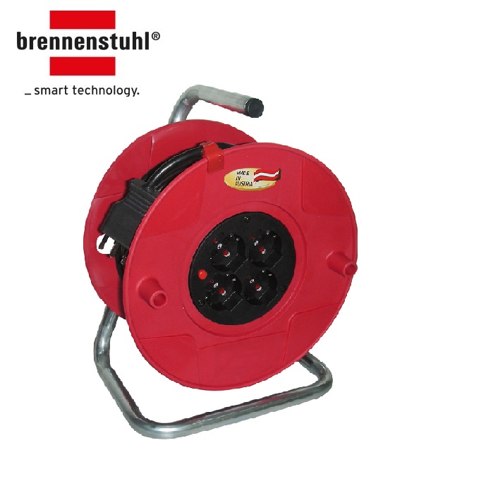 BRENNENSTUHL BAT AVVOLGICAVO 260 ROSSO 25 MT H05VV-G 3G 1,5 NERO - 1219055