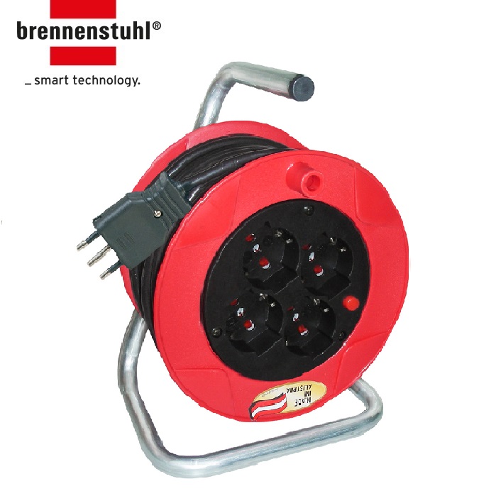 BRENNENSTUHL TAMBURO AVVOLGICAVO 260 20M H05VV-F 3G 1.5 NERO - 1219055020