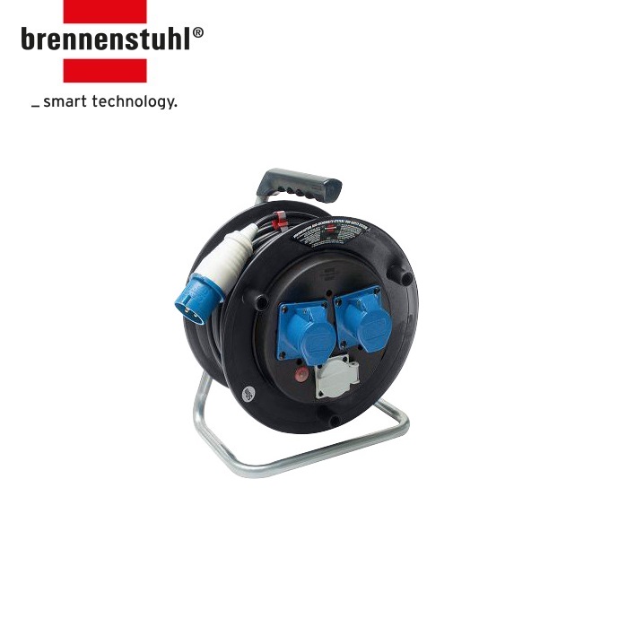 BRENNENSTUHL TAMBURO AVVOLGICAVO CEE 25 M H07RN-F 3G 2,5 NERO - 1332766