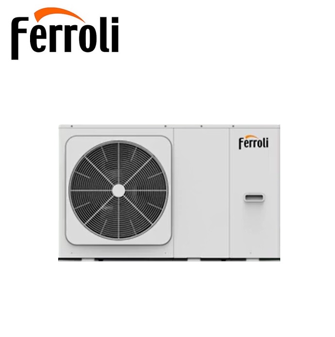 POMPA DI CALORE ARIA-ACQUA MONOBLOCCO FERROLI OMNIA 3.2 DA 4 KW MONOFASE CON COMPRESSORE INVERTER R-32 WI-FI CON COMANDO INCLUSO - 2CP000AF