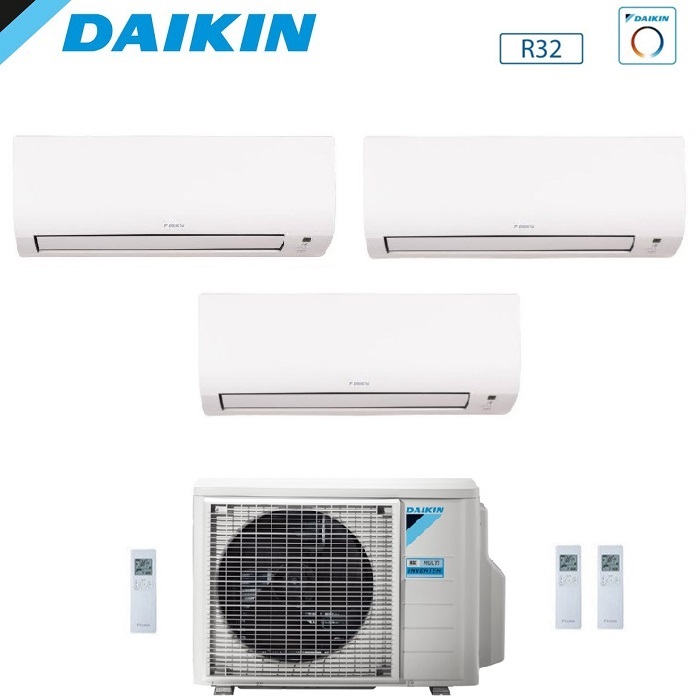 CLIMATIZZATORE CONDIZIONATORE DAIKIN TRIAL SPLIT INVERTER FTXP R-32 COMFORA Bluevolution 7000+12000+12000 con 3MXM52A9 WI-FI INCLUSO - NEW  -7+12+12