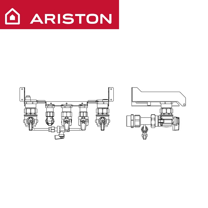 ARISTON CONNESSIONI IDRAULICHE HYBRID COD. 3319225