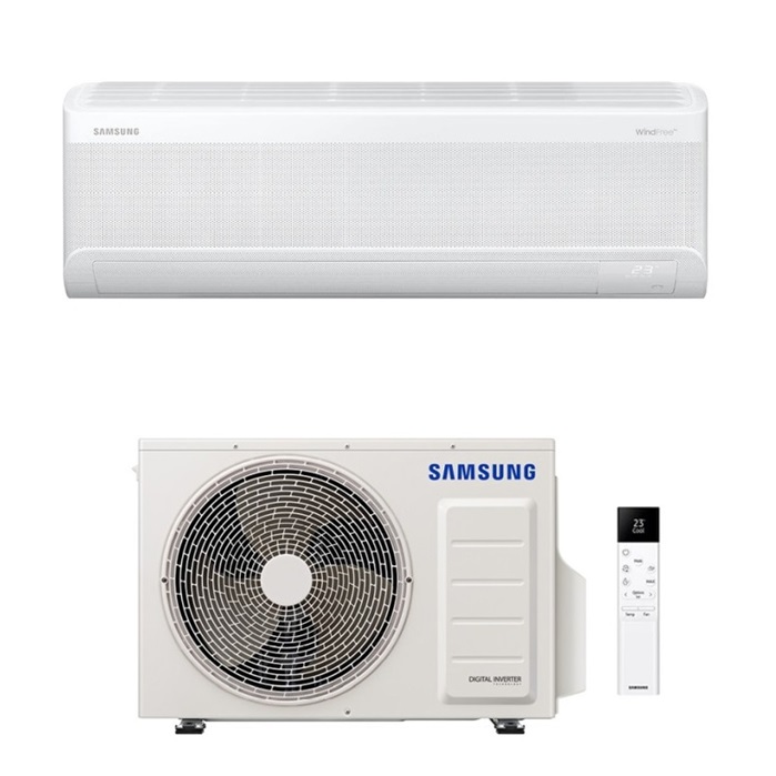 CONDIZIONATORE SAMSUNG SERIE WINDFREE ELITE S2 2025 MONOSPLIT 12000 BTU CLASSE A+++ INVERTER WIFI E TELECOMANDO SOLARCELL - TECNOLOGIA AI