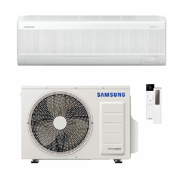 CONDIZIONATORE SAMSUNG INVERTER SERIE WINDFREE AVANT S2 24000 MONOSPLIT R-32 - SMART WIFI - AR70F24C1AWNEU 24000 BTU - SOLARCELL - CLASSE A+++
